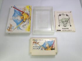 Final Fantasy III 3 Famicom FC Nintendo Japanese Square Soft w/ Box Manual
