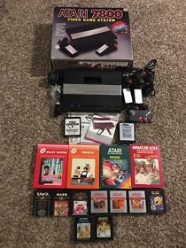 Atari 7800 With 14 Games 3 ControllersWith Box And Manual/ READ DESCRIPTION