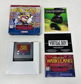 Nintendo Virtual Boy - Wario Land - CIB Complete in Box / Tested
