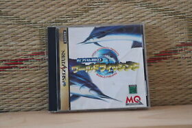Matsukata Hiroki no World Fishing Sega Saturn SS Japan Very Good Condition!