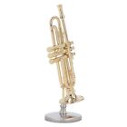 Trumpet Replica Mini Trumpet Toy Premium Brass For Desk