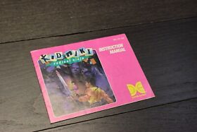 Kid Niki Radical Ninja Authentic Original NES Nintendo Manual Only