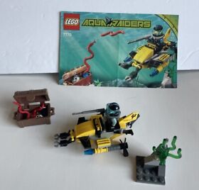 LEGO Aqua Raiders 7770 Deep Sea Treasure Hunter  100% Complete with/ manual