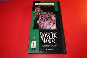 ESCAPE FROM MONSTER MANOR FOR PANASONIC 3DO COMPLETE!