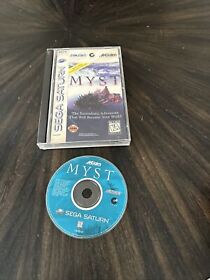 Sega Saturn Game Myst CIB Complete In Box 