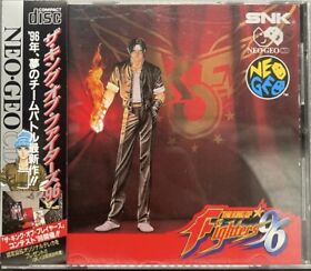 Neo Geo CD - The King of Fighters '96 - Japan W/Spine Card - NGCD-214