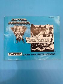 Captain Commando Gun.Smoke NES Manual