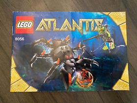 LEGO Atlantis 8056 - Monster Crab Clash - Building Instructions MANUAL ONLY