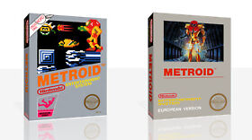 - Custodia gioco di ricambio Metroid NES ricambio + copertina solo opere d'arte