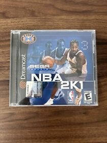 Sega Sports NBA 2K1 (Sega Dreamcast, 2000) Video Game CIB