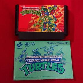 Teenage Mutant Ninja Turtles Famicom Software TMNT
