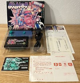 NES ARKANOID 2 Ⅱ with Controller Box Famicom Manual JAPAN Game Taito