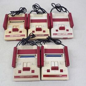 Famicom Console 5 LOT set for Parts Untested Nintendo game family computer Jap
