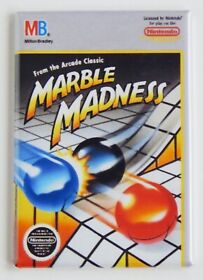 Marble Madness FRIDGE MAGNET video game box nes