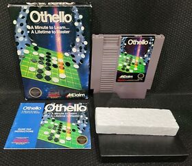 Othello Authentic Game Complete with Box & Manual for Nintendo NES - Acclaim