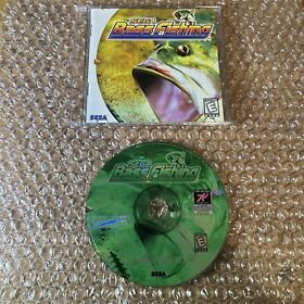 Sega Bass Fishing (Sega Dreamcast, 1999) DC Tested & Working Disc + Manual