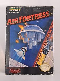 AIR FORTRESS NES Game Cartridge In Sleeve, manual, Original Box
