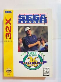 GOLF Magazine Presents 36 Great Holes Starring Fred Couples (Sega 32X) Complete