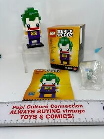 Lego DC Comics Brick Headz The Joker 41588 100% Complete In Box Inv-1234