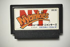 Famicom New York Nyankies Japan FC game US Seller