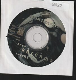Sega Screams Volume 1 Sega Saturn Sleeved Video Game Disc Only