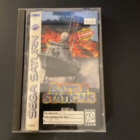 Battlestations (Sega Saturn, 1997) complete in box