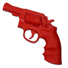 Rubber Training Gun Revolver Red - E408R- BladesUSA- Martial Arts Training Equip