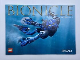 LEGO Bionicle GALI Nuva (8570) ~ INSTRUCTIONS MANUAL Only Book Official