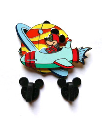 DISNEY PIN "MICKEY MOUSE FLYING IN ROCKEY AROUND PLANET SATURN" / LE 1000 / 2007