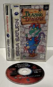 Blazing Dragons (Sega Saturn, 1996) Complete w/ Case - Manual - Registration