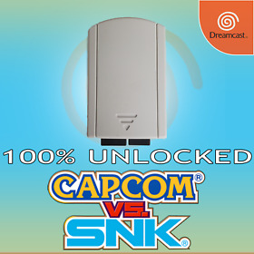 Capcom Vs SNK Dreamcast Memory Card with All Characters Unlocked