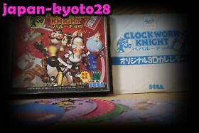 Clockwork Knght Fukubukuro w/calendar  Bonus game Sega Saturn SS Japan