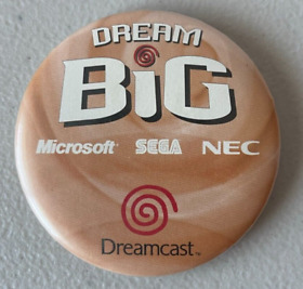 Sega Dreamcast Dream Big -VINTAGE Collectible Pin - RARE Promotional/E3, 1998
