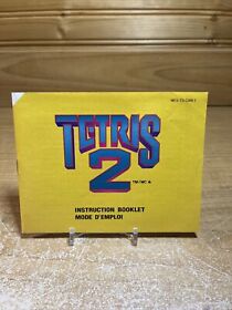 Tetris 2 (Nintendo NES) Instruction Manual ONLY - NES-TS-CAN-1