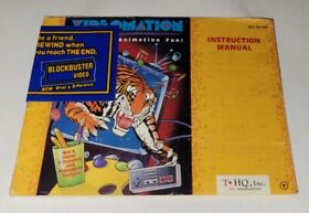 Videomation - Nintendo NES - Instruction Booklet Manual ONLY! Blockbuster Video 