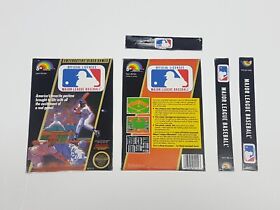 Major League Baseball Nintendo NES Rental Cut Box ONLY *DAMAGED