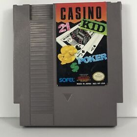 Casino Kid - NES (Nintendo Entertainment System, 1989) Authentic, Tested & Works
