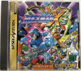 Sega Saturn Software  Mega Man X3 CAPCOM JAPAN