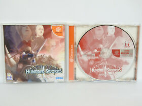 HUNDRED SWORDS Dreamcast Sega Japan dc