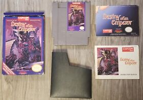 Destiny of an Emperor - Nintendo NES - Complete CIB - Map Poster - Capcom - RPG