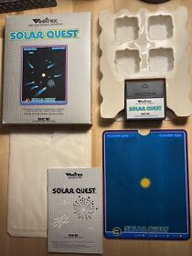 Vintage 1982 Vectrex Solar Quest 100% Complete CIB Game Overlay Box Manual
