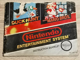 Super Mario Bros Duck Hunt Nintendo Nes ( Libretto Solo Manuale Only)