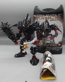 2009 vintage LEGO 8984 Bionicle STRONIUS COMPLETE w/ Canister retired GLATORIAN