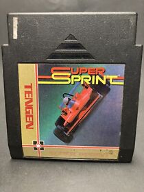 Super Sprint (Nintendo Entertainment System, NES Tengen, 1989) Black Game Cart