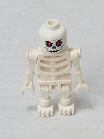 Lego 7094 7079 7091 7092 7979 852272 - Castle White Skeleton Minifig - 2007