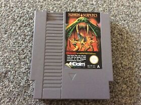 Swords & Serpents Nintendo Nes Game UK Version Fully Cleaned & Tested