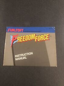 freedom force nes Manual