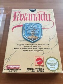 Nintendo NES Game: Faxanadu AUS MATTEL PAL-A CIB