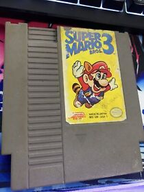 Authentic Super Mario Bros 3 Nintendo NES Video Game Cartridge Only NES-UM-USA
