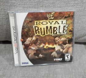 WWF Royal Rumble (Sega Dreamcast, 2000) CIB Complete Disc is LN or VGC 